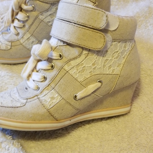 Cute wedge heel sneekers - Picture 3 of 5